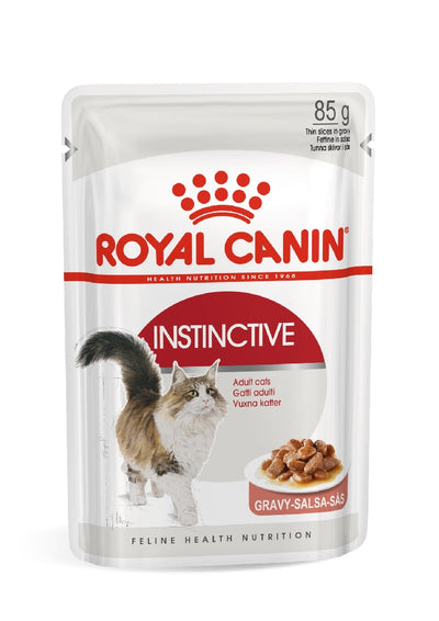 Royal Canin Cat Wet Instinctive Adult Gravy Box Of 12-Cat Food & Treats-Ascot Saddlery