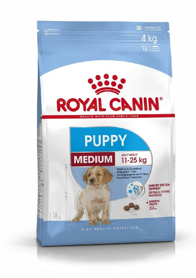 Royal Canin Dog Medium Puppy 4kg-Dog Food-Ascot Saddlery