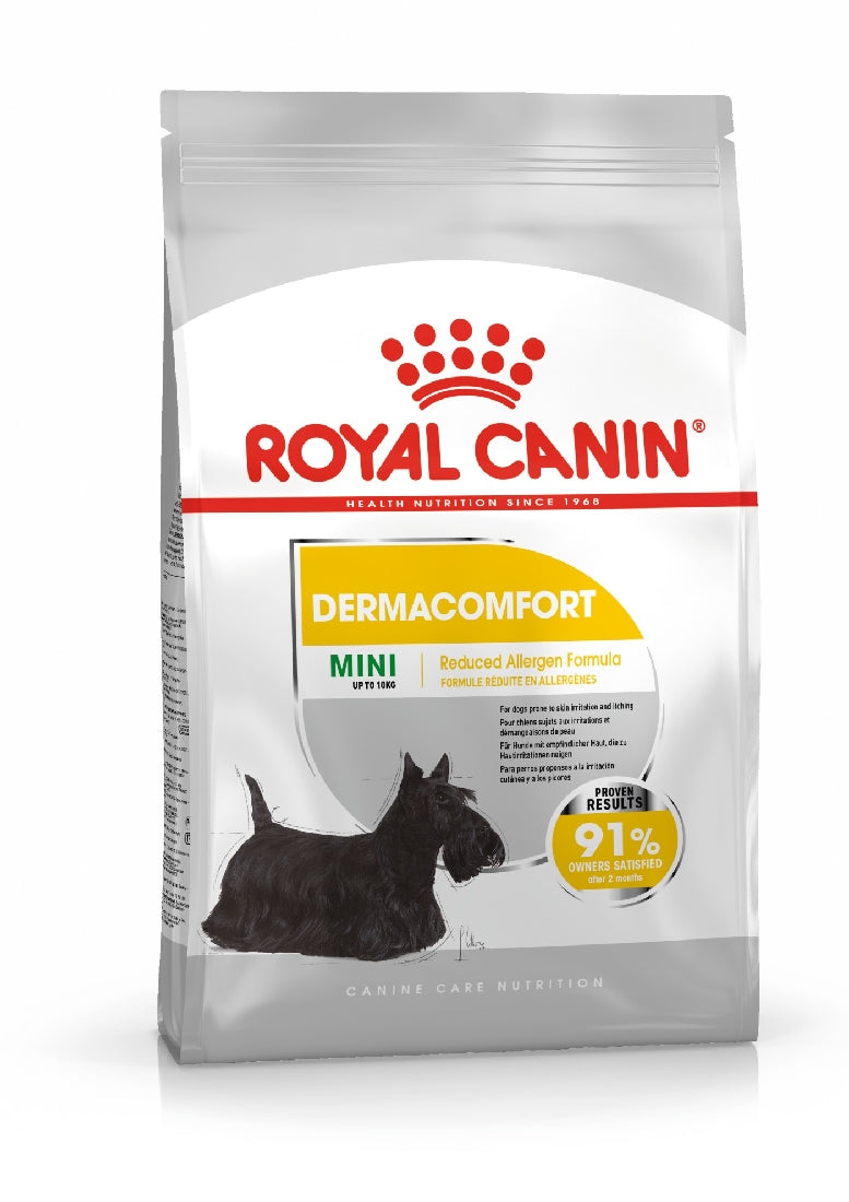 Royal Canin Dog Mini Dermacomfort 3kg-Dog Food-Ascot Saddlery