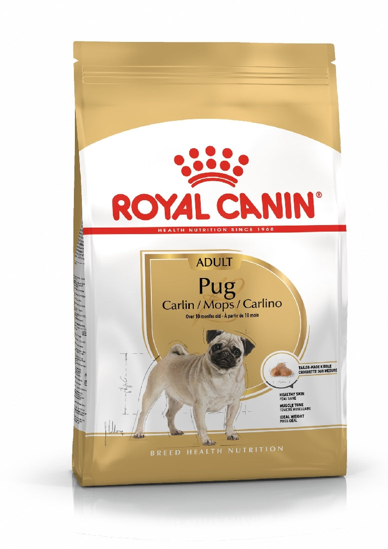 Royal Canin Dog Pug 3kg-Dog Food-Ascot Saddlery