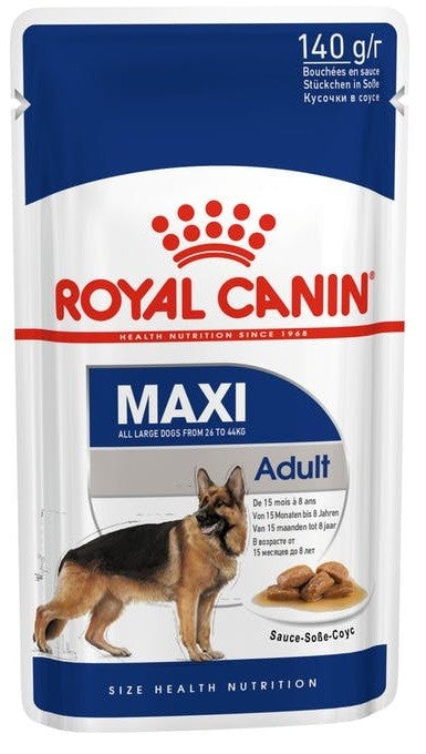 Royal Canin Dog Wet Maxi Adult 140gm Box Of 10-Dog Food-Ascot Saddlery