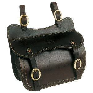 Saddle Bag Leather Single Ord River Brown-HORSE: Stock & Western-Ascot Saddlery
