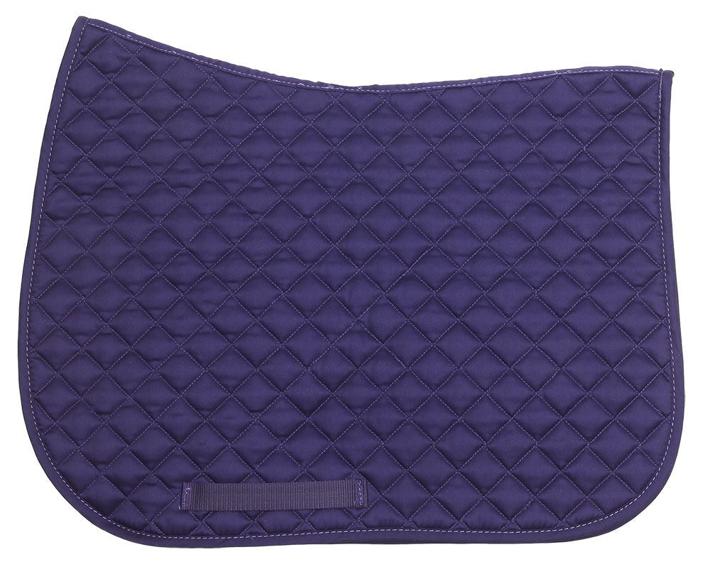 Saddlecloth All Purpose Basics Purple-HORSE: Saddlecloths-Ascot Saddlery