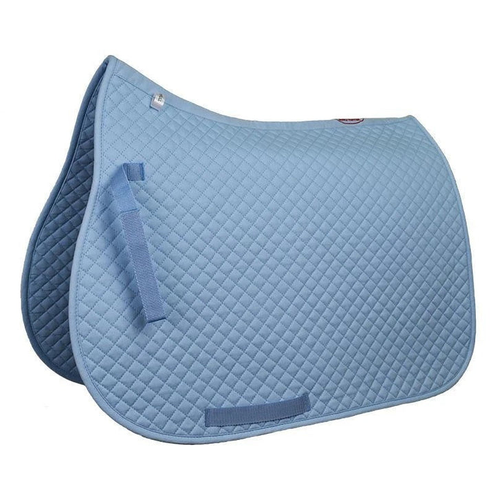Saddlecloth All Purpose Eurohunter Quilted Light Blue-HORSE: Saddlecloths-Ascot Saddlery