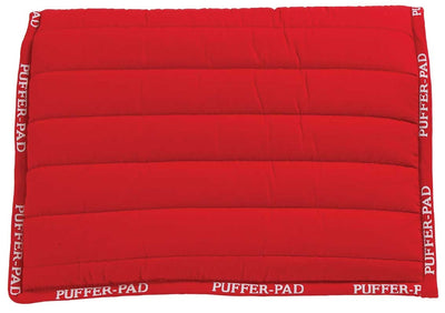 Saddlecloth All Purpose Puffer Red-HORSE: Saddlecloths-Ascot Saddlery