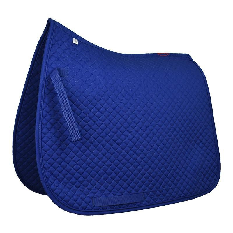 Saddlecloth Dressage Eurohunter Quilted Navy-HORSE: Saddlecloths-Ascot Saddlery