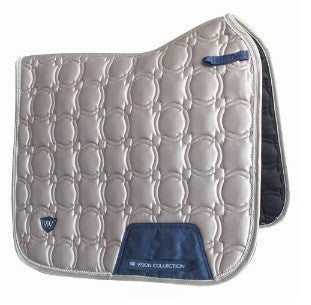 Saddlecloth Dressage Vision Woof Champagne-HORSE: Saddlecloths-Ascot Saddlery