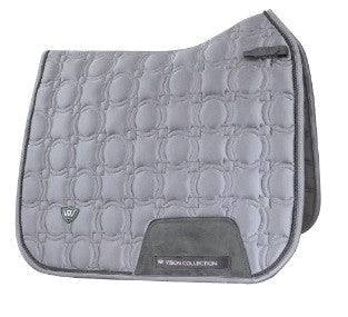 Saddlecloth Dressage Vision Woof Steel-HORSE: Saddlecloths-Ascot Saddlery