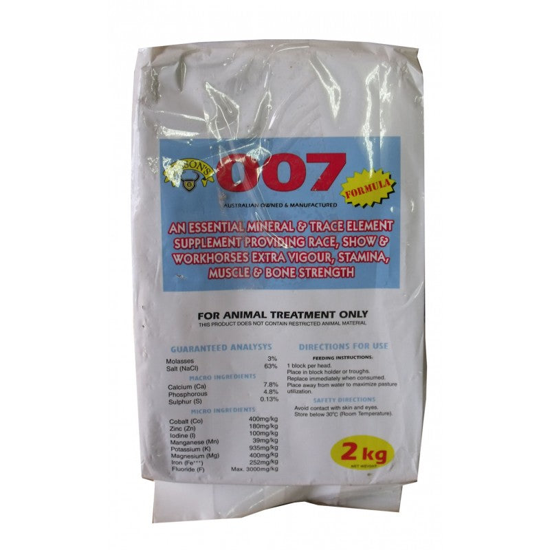 Salt Block 007 Each-STABLE: Supplements-Ascot Saddlery