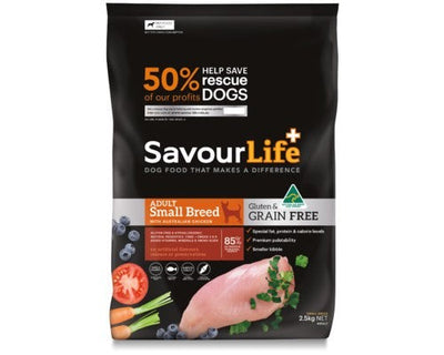 Savourlife Adult Small Breed Grain Free 2.5kg-Dog Food-Ascot Saddlery