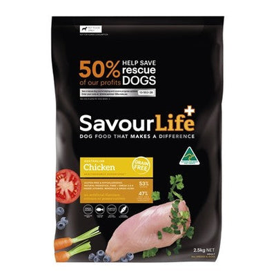Savourlife Chicken Grain Free 10kg-Dog Food-Ascot Saddlery