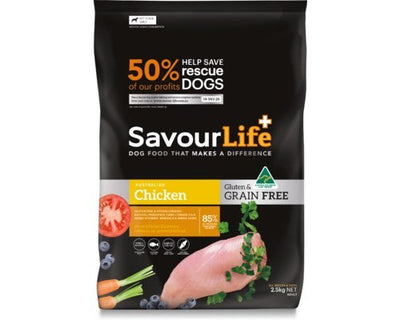 Savourlife Chicken Grain Free 2.5kg-Dog Food-Ascot Saddlery