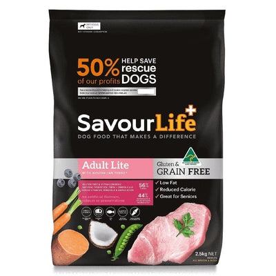 Savourlife Lean Turkey Grain Free 2.5kg-Dog Food-Ascot Saddlery