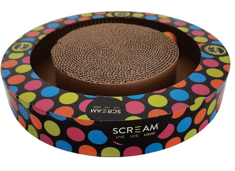 Scratcher Scream Round-Cat Accessories-Ascot Saddlery