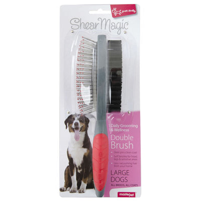 Shear Magic Brush Double Medium-Dog Grooming & Coat Care-Ascot Saddlery