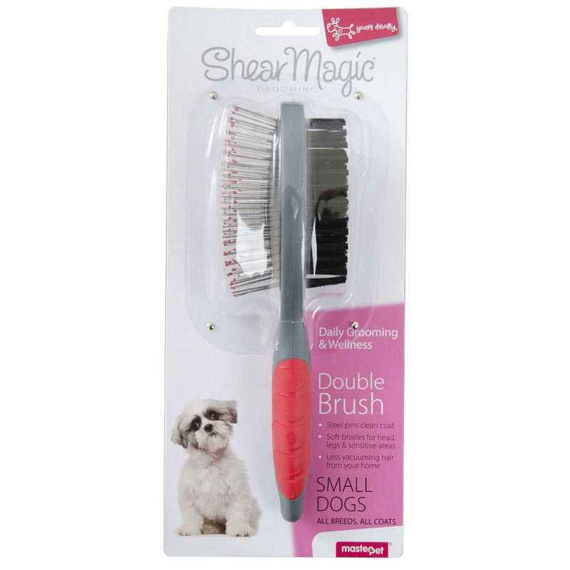 Shear Magic Brush Double Small-Dog Grooming & Coat Care-Ascot Saddlery