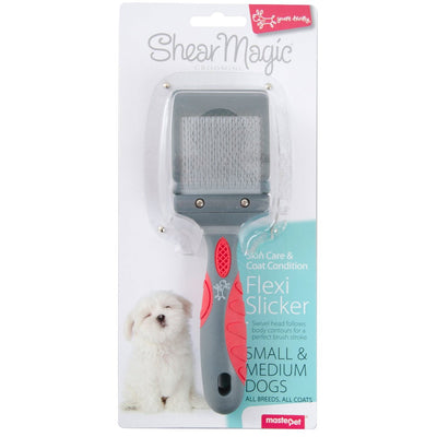 Shear Magic Slicker Flexi Small/medium-Dog Grooming & Coat Care-Ascot Saddlery