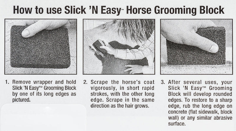 Slick N Easy Grooming Block-STABLE: Grooming-Ascot Saddlery