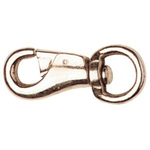 Snap Hook Bull Round Eye-HORSE: Leads & Snap Hooks-Ascot Saddlery
