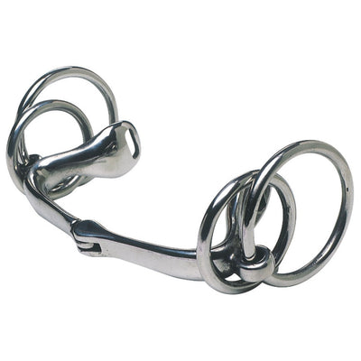 Springsteen Snaffle Bit Stainless Steel 12.5cm 5.0" By Order-HORSE: Bits-Ascot Saddlery