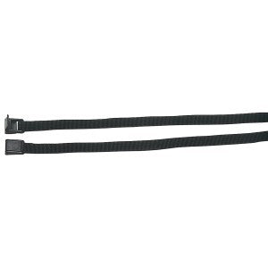 Spur Straps Braided Quick Release Black-RIDER: Spurs & Straps-Ascot Saddlery
