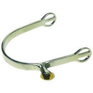 Spurs Close Contact Side Rowel Stainless Steel-RIDER: Spurs & Straps-Ascot Saddlery