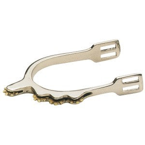 Spurs Jumping With Side Rowels Stainless Steel-RIDER: Spurs & Straps-Ascot Saddlery
