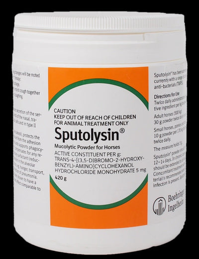 Sputolysin Powder Boehringer 420gm-STABLE: First Aid & Dressings-Ascot Saddlery