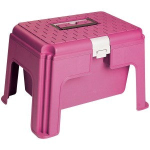 Step Up Tack Box Showmaster Pink-STABLE: Grooming-Ascot Saddlery