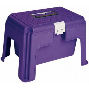 Step Up Tack Box Showmaster Purple-STABLE: Grooming-Ascot Saddlery