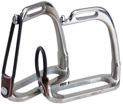 Stirrup Irons Peacock Safety Stainless Steel-HORSE: Stirrup Irons-Ascot Saddlery