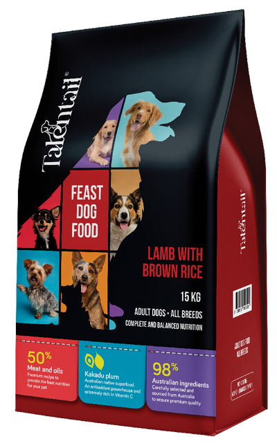 Talentail Dog Food Lamb & Brown Rice 3.5kg-Dog Food-Ascot Saddlery