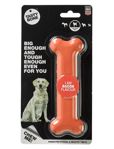 Tasty Bone Nylon Bacon-Dog Treats-Ascot Saddlery