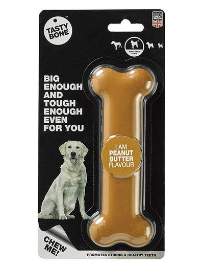 Tasty Bone Nylon Peanut Butter-Dog Treats-Ascot Saddlery