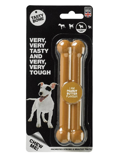 Tasty Bone Nylon Peanut Butter-Dog Treats-Ascot Saddlery