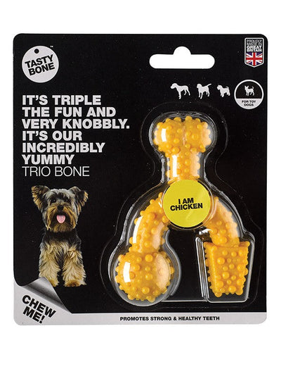 Tasty Bone Nylon Trio Chicken-Dog Treats-Ascot Saddlery