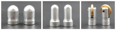 Tech Spurs Florence Shiny Medium Silver-RIDER: Spurs & Straps-Ascot Saddlery