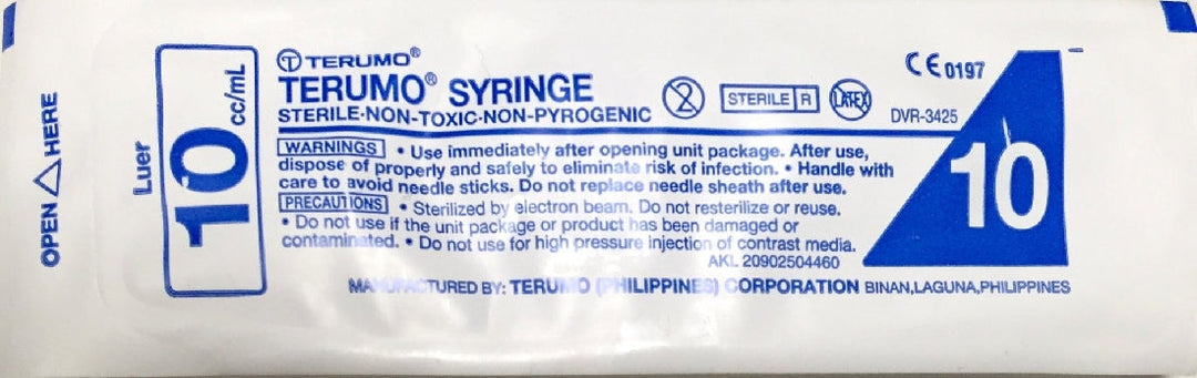 Terumo Syringe 10ml Each-STABLE: Instruments-Ascot Saddlery