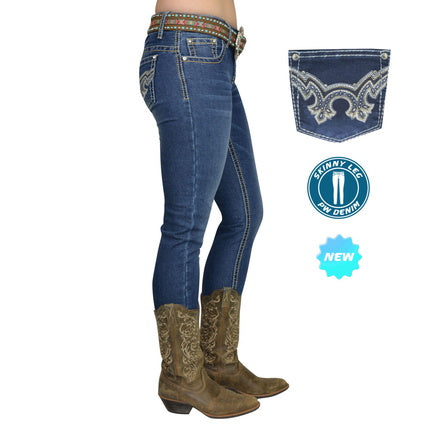 Thomas Cook Jeans Ada Skinny Morning Sky Ladies-CLOTHING: Jeans-Ascot Saddlery