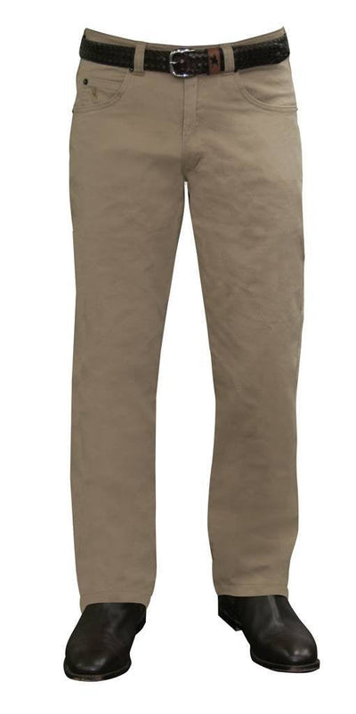 Thomas Cook Moleskin Straight Leg Sand Mens-CLOTHING: Jeans-Ascot Saddlery