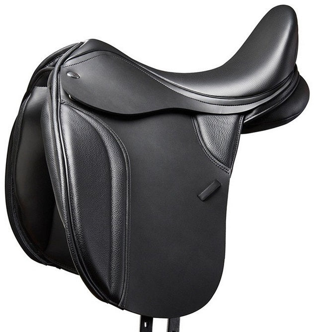 Thorowgood T8 Dressage Saddle Standard Wither Black-SADDLES: Dressage Saddles-Ascot Saddlery