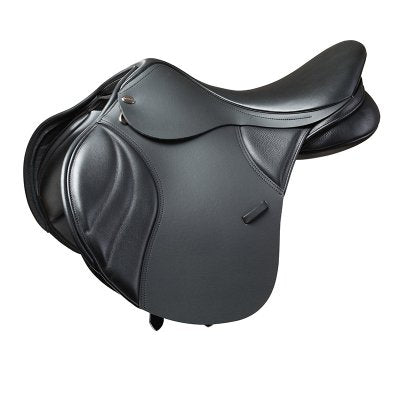 Thorowgood T8 Jumping Saddle Black-SADDLES: Jumping Saddles-Ascot Saddlery