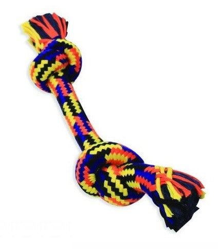 Toy Dog Rope Braidys 2 Knot Large-Dog Toys-Ascot Saddlery