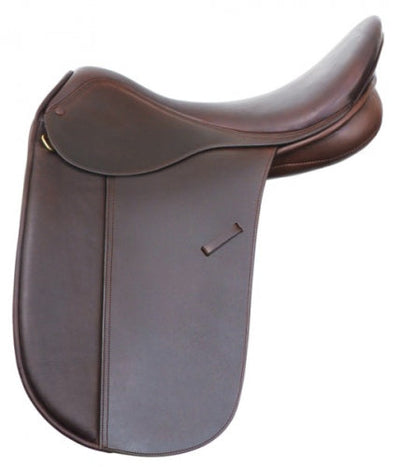 Trainers Royal Show Saddle Black-SADDLES: Dressage Saddles-Ascot Saddlery