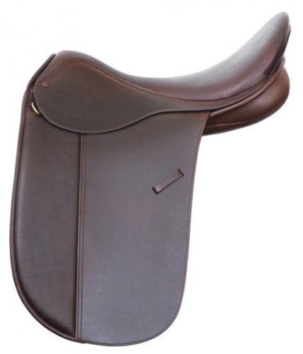 Trainers Royal Show Saddle Black-SADDLES: Dressage Saddles-Ascot Saddlery