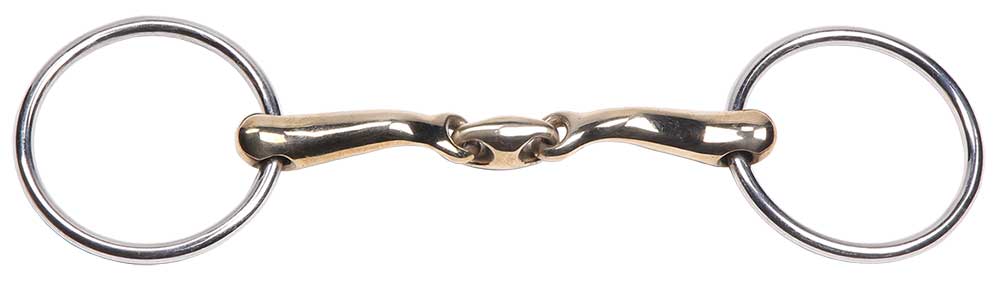 Training Bit Curved Mouth Gold-HORSE: Bits-Ascot Saddlery