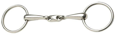 Training Bradoon Kk Style Fine Mouth Stainless Steel-HORSE: Bits-Ascot Saddlery