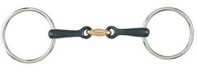 Training Snaffle Loose Ring Sweetiron & Copper Mouth-HORSE: Bits-Ascot Saddlery