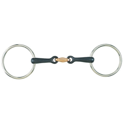Training Snaffle Loose Ring Sweetiron & Copper Mouth-HORSE: Bits-Ascot Saddlery