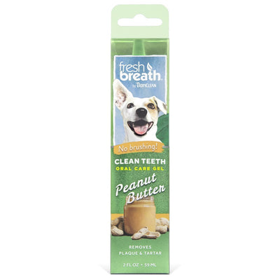 Tropiclean Fresh Breath Gel Peanut Butter 59ml-Dog Potions & Lotions-Ascot Saddlery